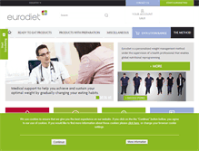 Tablet Screenshot of eurodiet.com